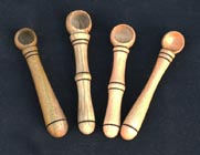 Wooden salt spoons