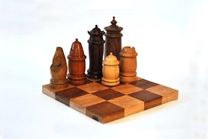 hand made chess set