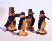 Handmade snowmen ornaments