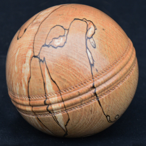 Hand made wooden cricket ball