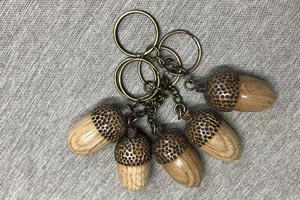 Acorn keyrings