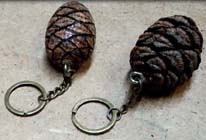 sequoia cone keyrings