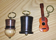 wooden key rings