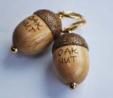 Oak nut acorn keyrings