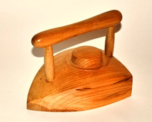 Wooden toy iron
