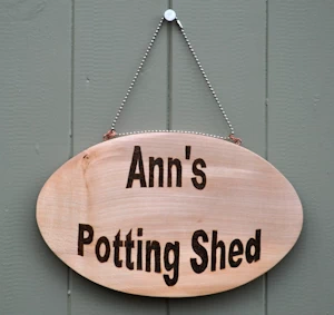 Shed sign