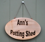 Shed sign