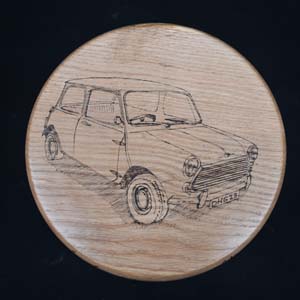 Hand made wooden children's stools