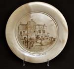 Pyrographed platter