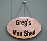 Shed sign