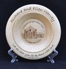 Commemorative wedding platter
