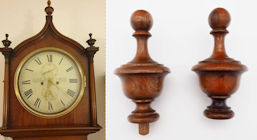 Replaccement clock finial