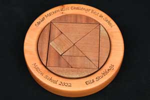 wooden maths puzzle