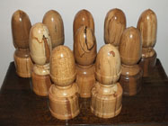 Hand made acorn trophy
