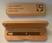 Turned wooden pen