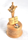 Carved history trophy