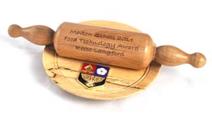Individual trophy for Food Technology
